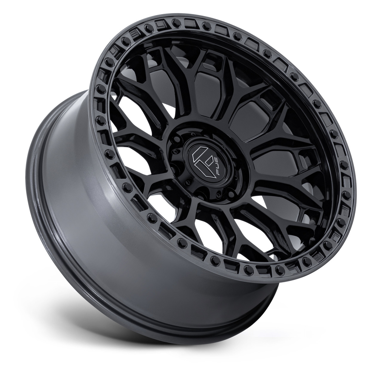 Set 4 20" Fuel FC901 Talon Gloss Black Gunmetal Lip 20x9 Wheels 5x5 1mm Rims