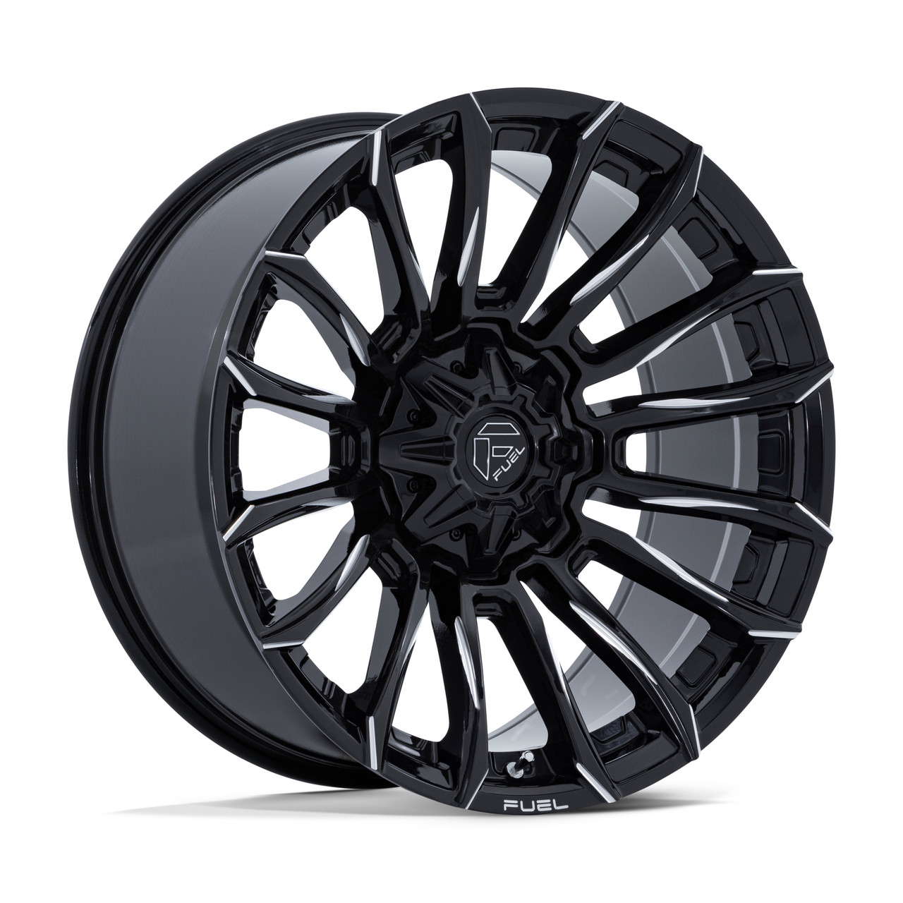 Set 4 20" Fuel FC889 Blade Gloss Black Milled 20x9 Wheels 8x170 1mm Truck Rims