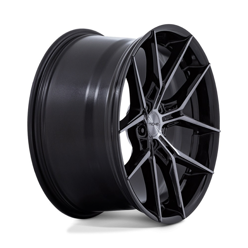 19" Niche NC279 Prodigy 5 Gloss Black Dark Tinted Clear 19x8.5 5x120 38mm Wheel