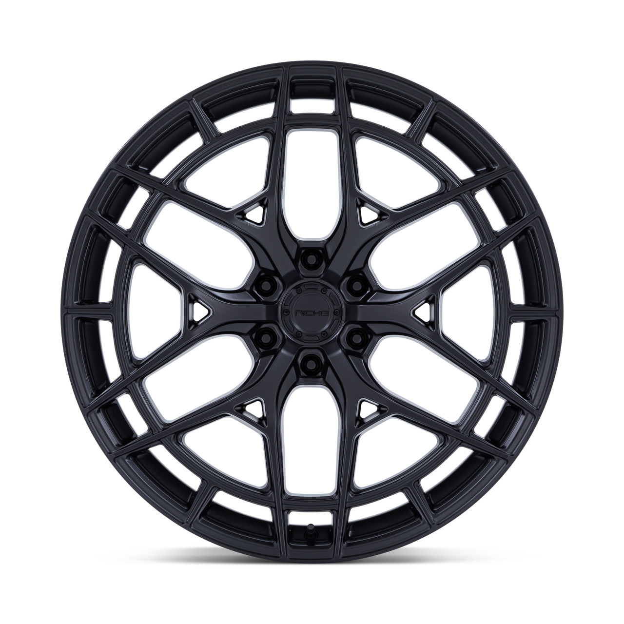 Set 4 24" Niche NC284 Adria Matte Black 24x10 Wheels 6x135 30mm Truck SUV Rims