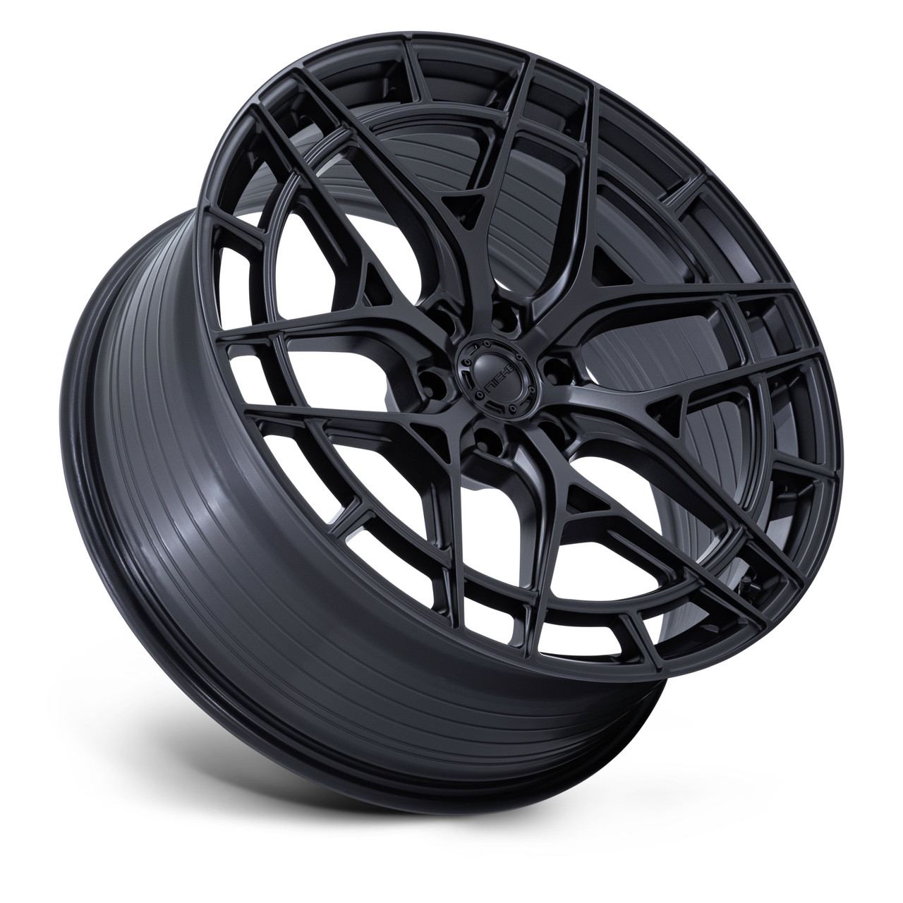 Set 4 22" Niche NC284 Adria Matte Black 22x10 Wheels 6x135 30mm Truck SUV Rims