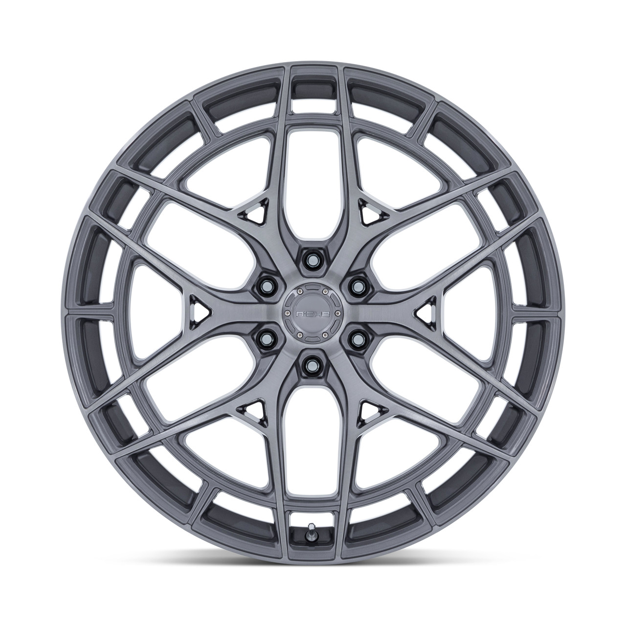 24" Niche NC284 Adria Platinum Brushed Face 24x10 6x5.5 20mm Rim NC284AR24106820