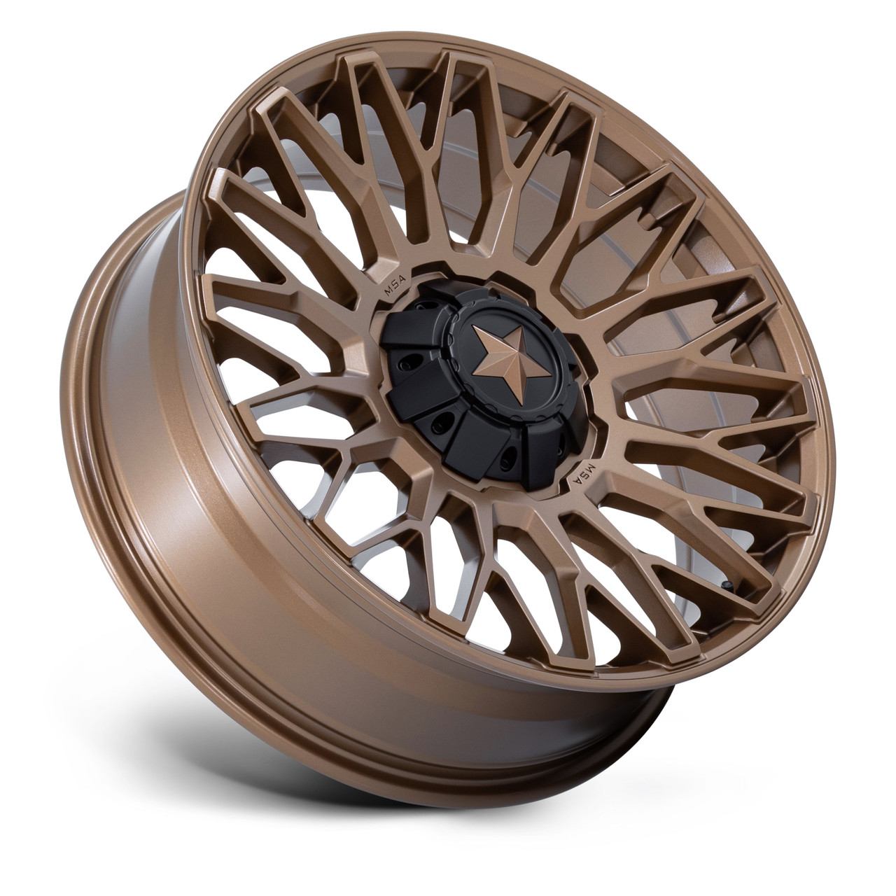 20" MSA Offroad Wheels M50 Clubber Matte Bronze 20x7 Wheel 5x4.5 0mm Rim