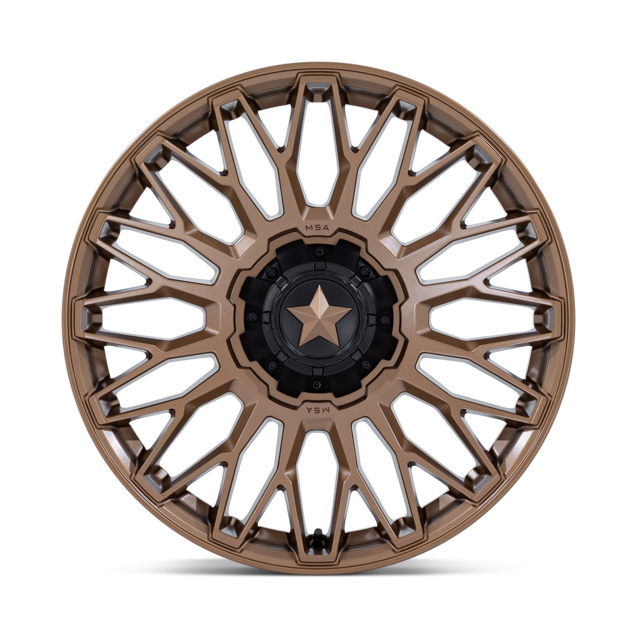 14" MSA Offroad Wheels M50 Clubber Matte Bronze 14x7 Wheel 4x137 4x156 10mm Rim