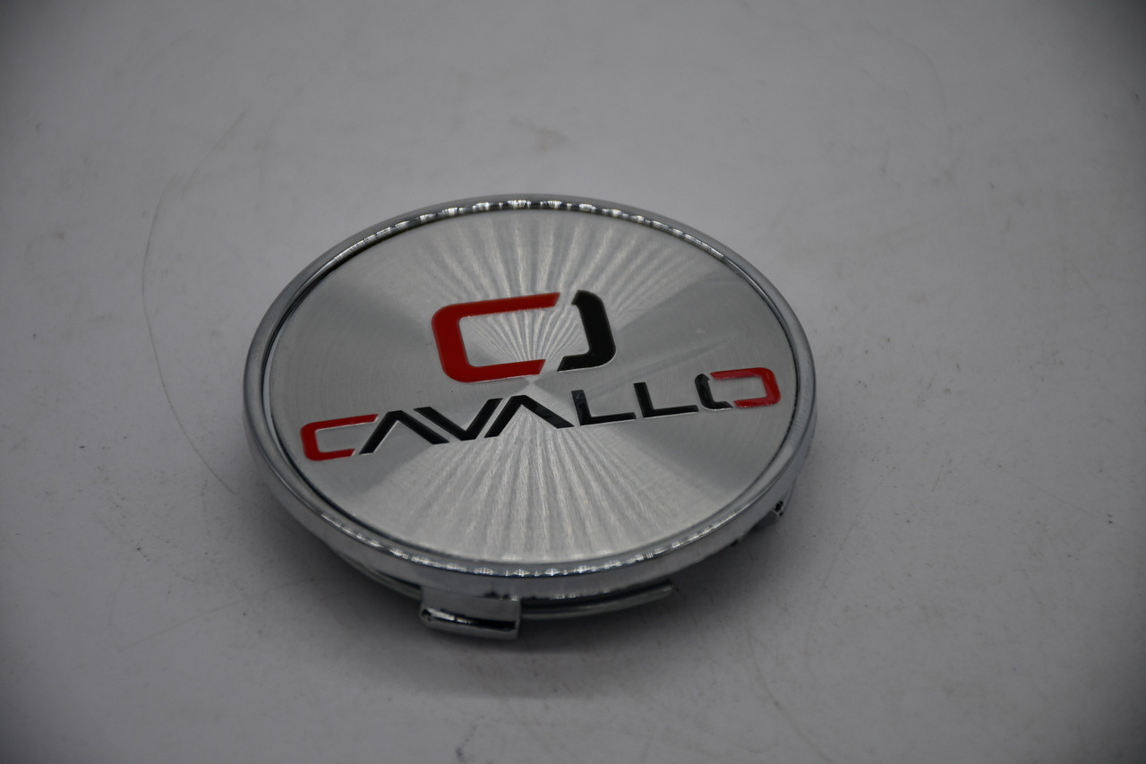 Cavallo Silver Wheel Center Cap Hub Cap C266K65S-CH 2.75"