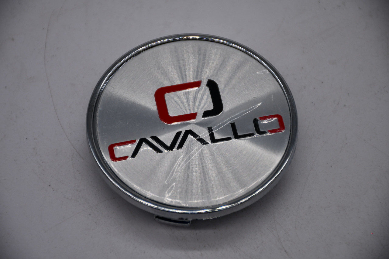Cavallo Silver Wheel Center Cap Hub Cap C266K65S-CH 2.75"