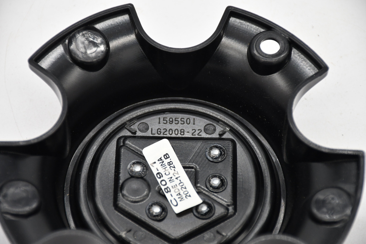 Gear Offroad Gloss Black Wheel Center Cap Hub Cap C-809-1 5"