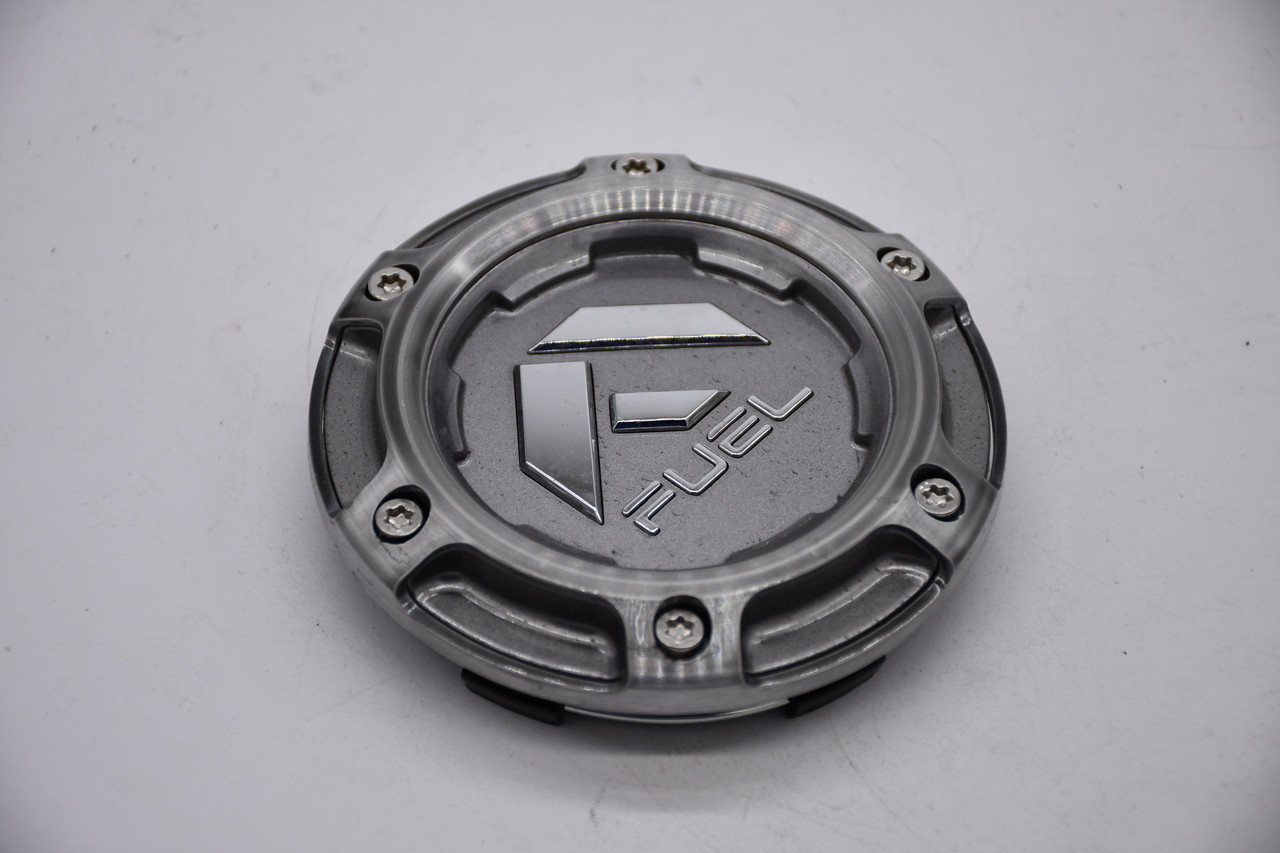 Fuel Silver Machined Wheel Center Cap 1006-79LVC 4" 6x135 6x5.5 for FC401 Brawl