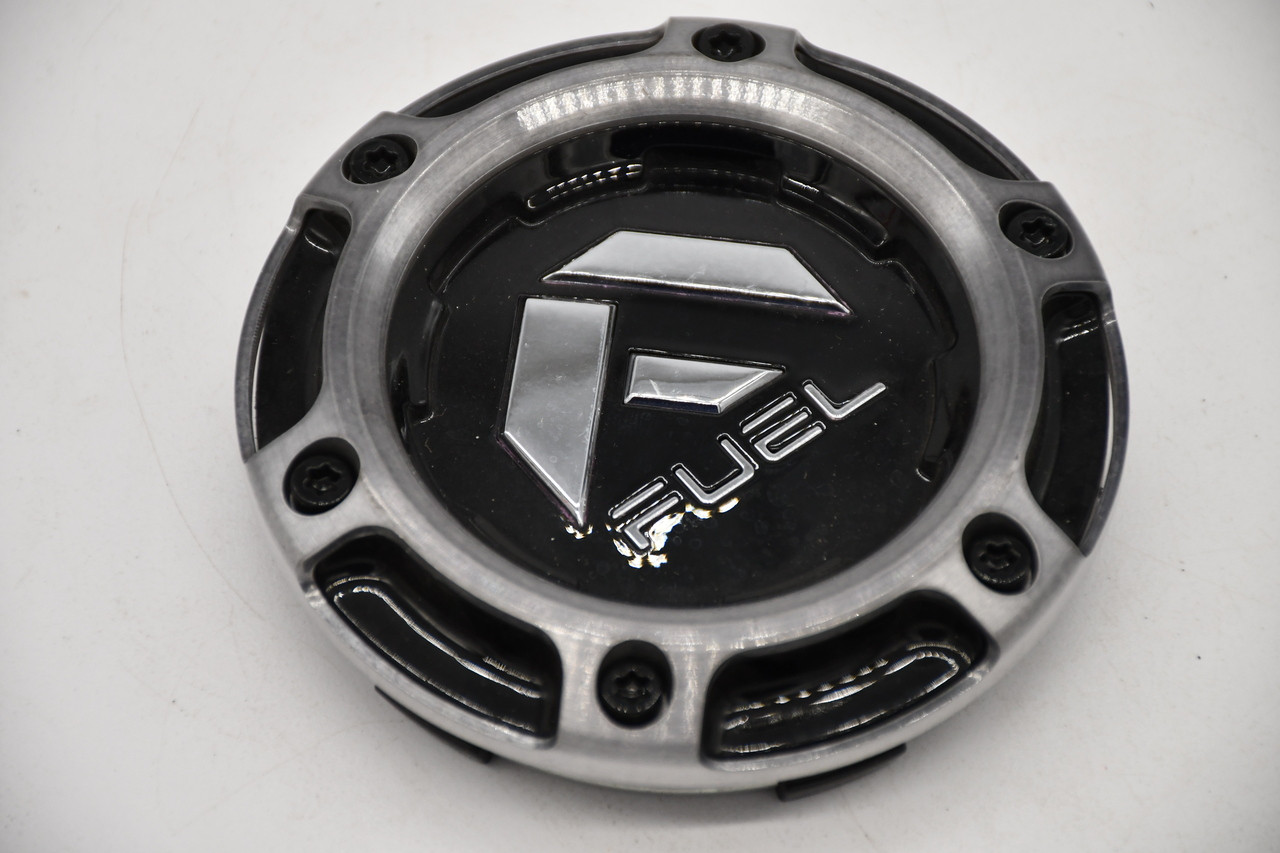 Fuel Off-Road FC401 Brawl Gloss Black DDT Snap-In Center Cap — U1006-79GBDT