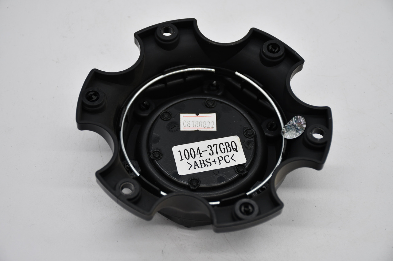 Fuel Gloss Black Red Logo Wheel Center Cap Hub Cap 1004-37GBQ 5.5" 6 Lug for Fuel Ignite Hurricane
