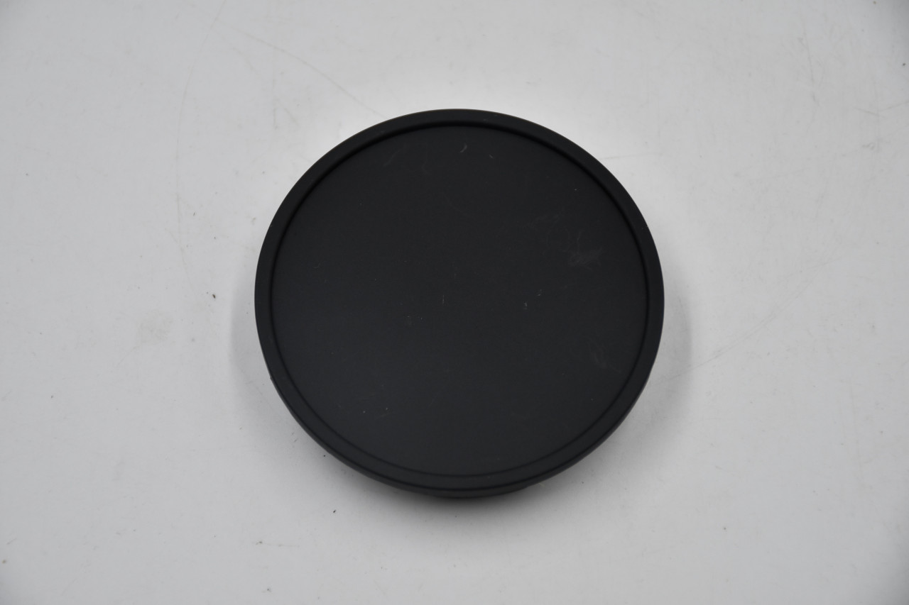 Blank Flat Black Wheel Center Cap Hub Cap CAP-CTC1 2.625" Black Blank No Logo Snap in