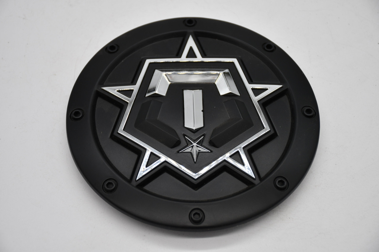 TIS Matte Black Wheel Center Cap Hub Cap 6032K139-TIS-CAP 5.5"