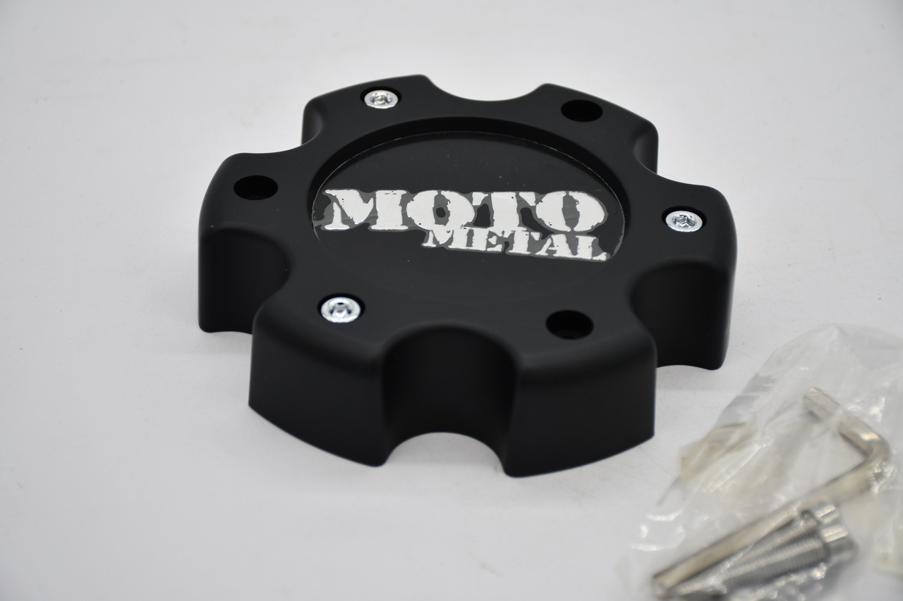 Moto Metal matte black wheel center cap for select 6x135 wheels, SKU 845L1402S2