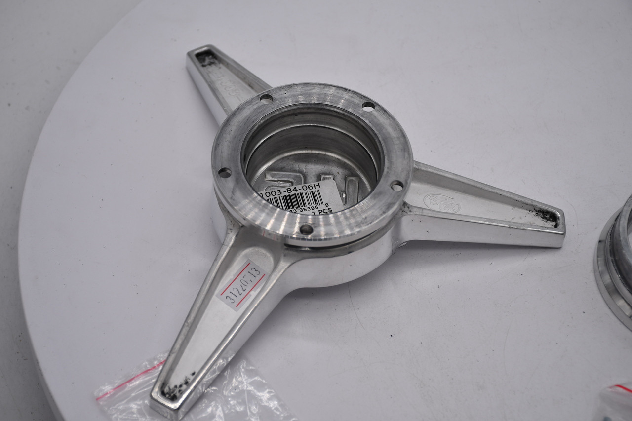 US Mags Polished Wheel Center Cap Hub Cap 1003-84-06H Tri Bar Knock Off Assembly for US Mags