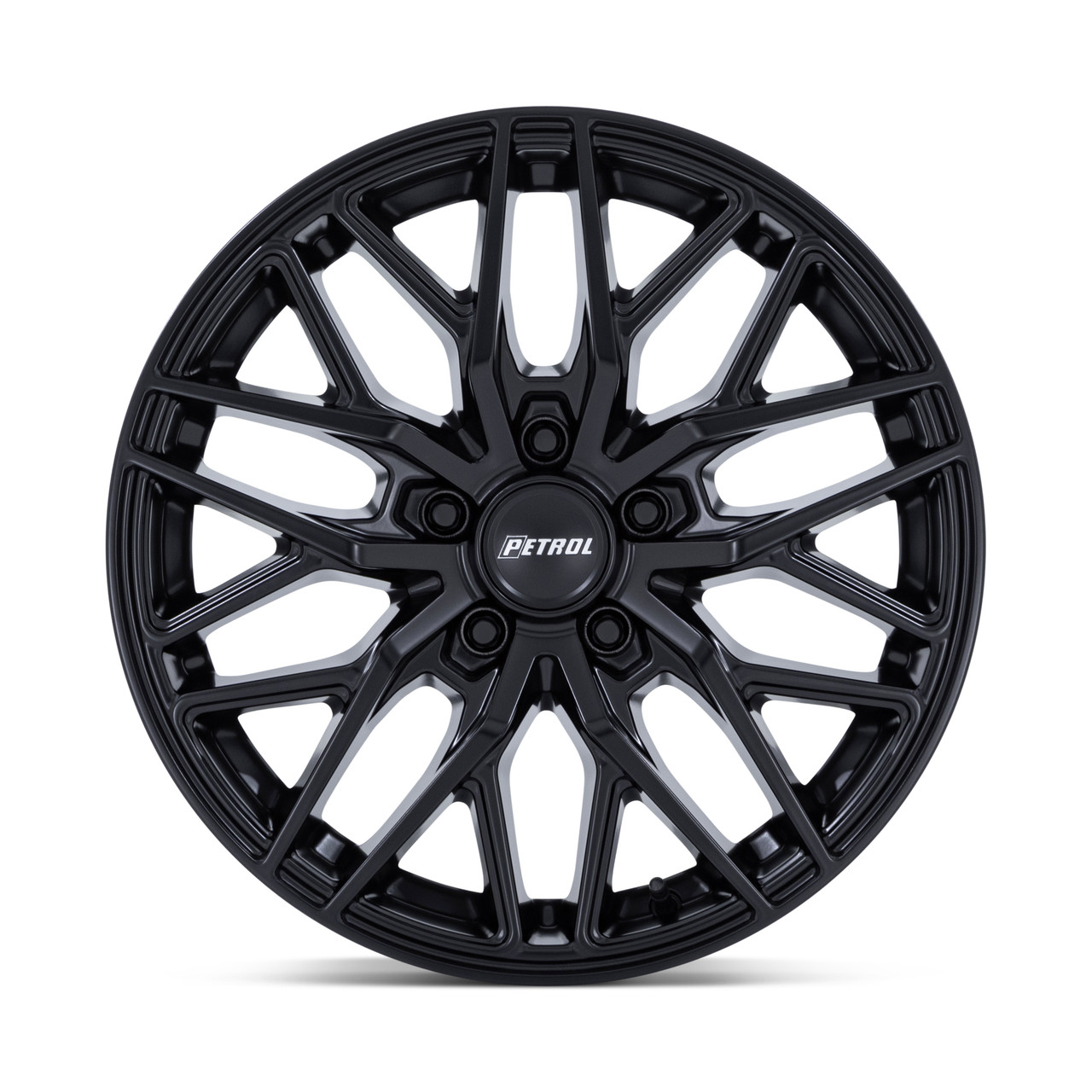 Set 4 18" Petrol PE004 P3E Matte Black 18x8 Wheels 5x4.5 40mm Rims