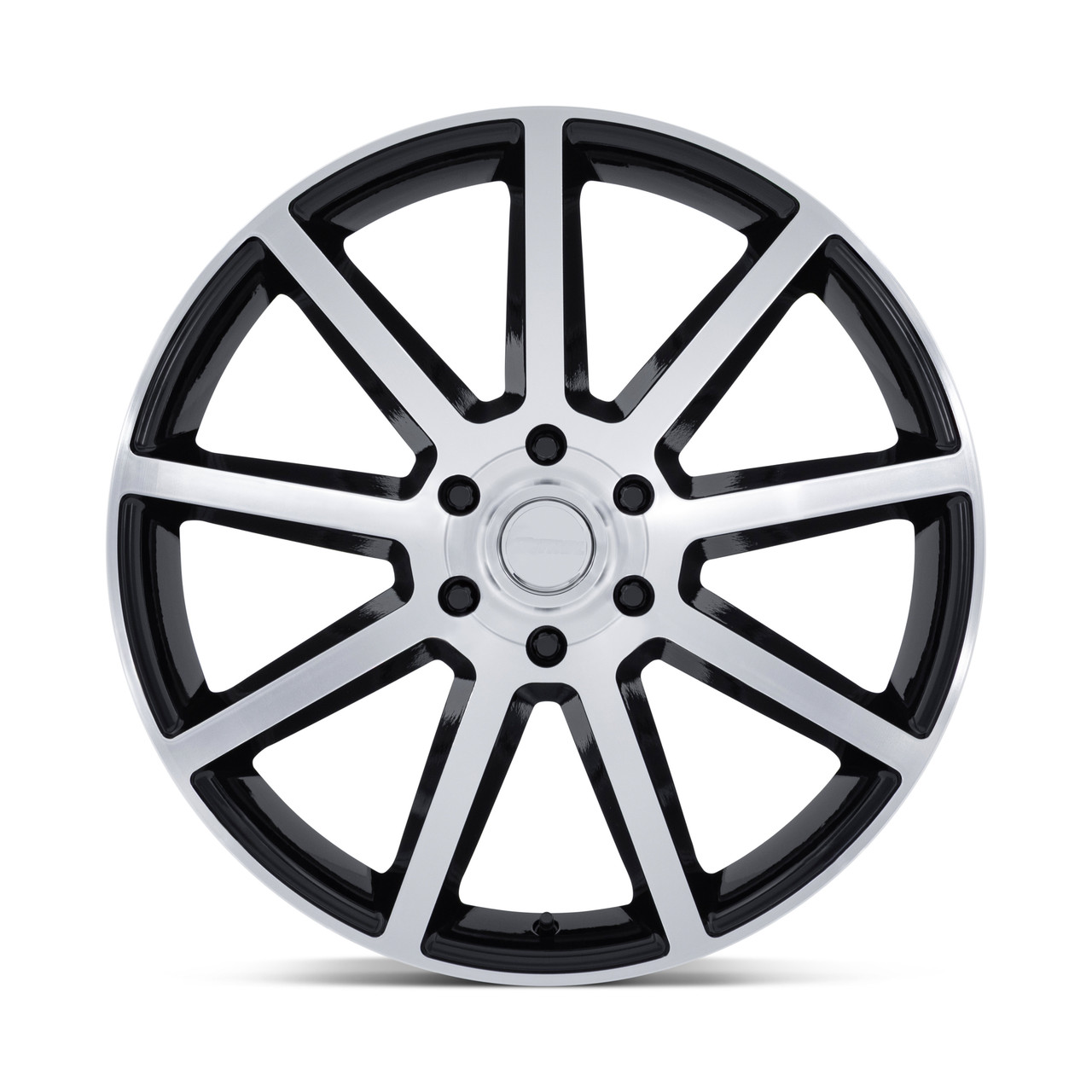Set 4 22" Petrol PE007 P6E Gloss Black Machined Face 22x9.5 Wheels 6x5.5 25mm