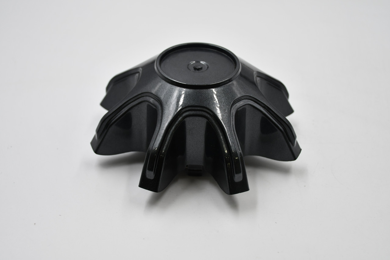 Vision Glossy Gun Metal Wheel Center Cap Hub Cap C112GM-V 5.375" Vision No Logo