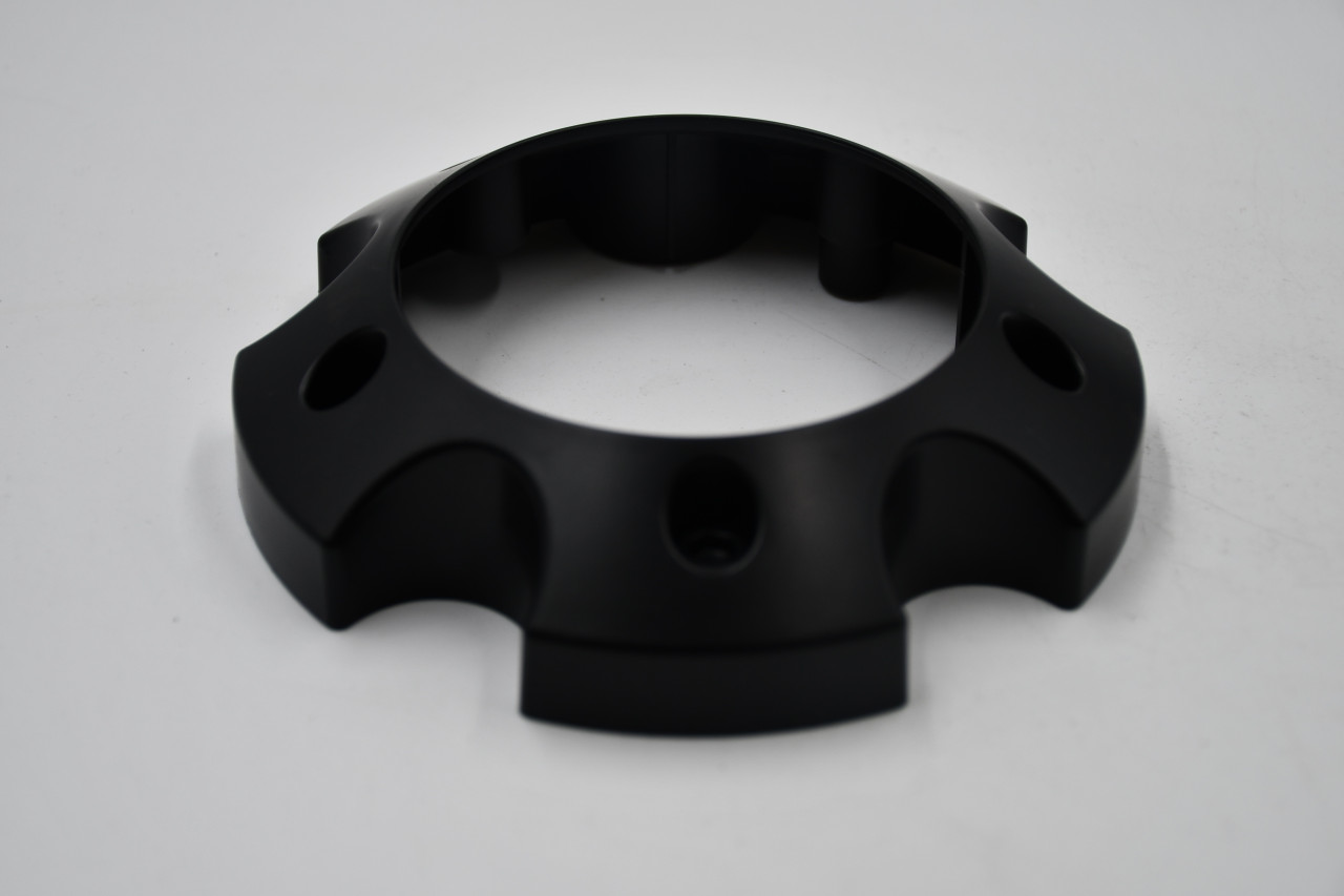 Vision Satin Black Wheel Center Cap Hub Cap S057L120-H34-YB003 5.25" Vision Open End No Logo 5 Lug