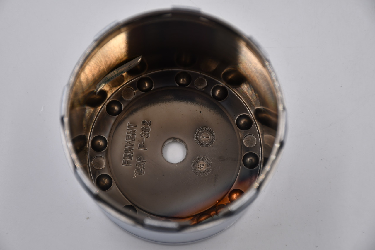 AfterMarket Chrome / No logo Wheel Center Cap Hub Cap FERVENT-CAP-F-362 3.5" AfterMarket Snap in