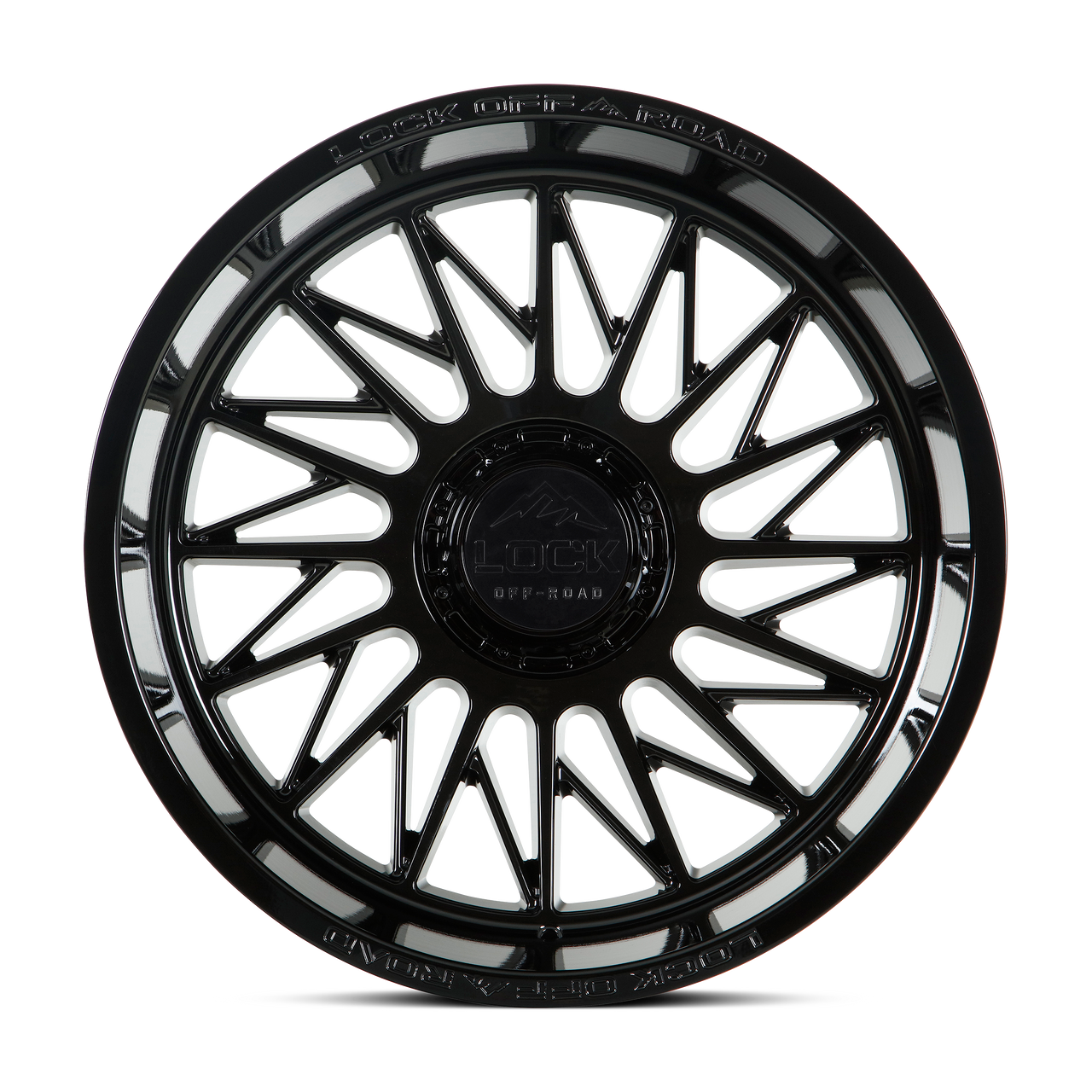 20" Lock Extreme Assault Gloss Black 20x10 8x6.5 18mm Truck Wheel ASSAULT-2186GB