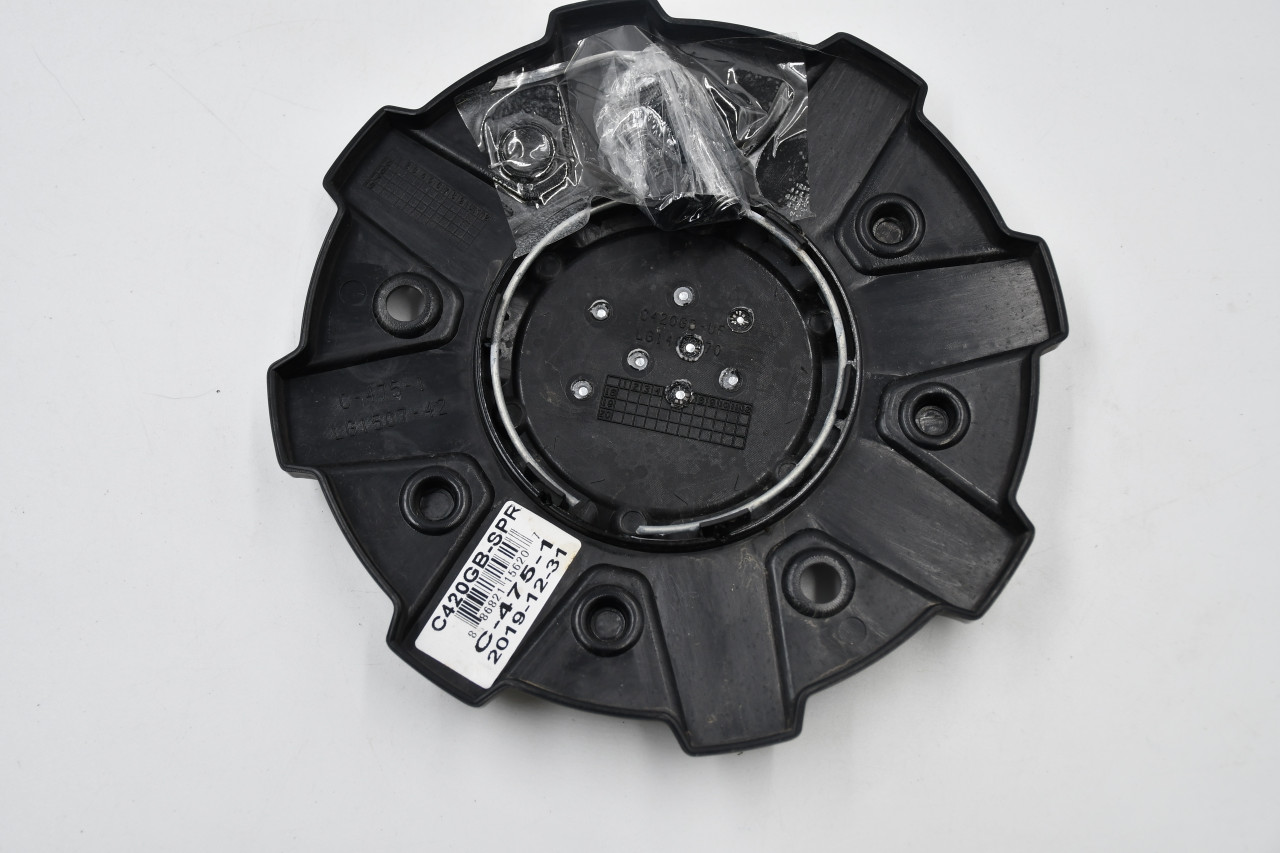 Vision 413 Valor Gloss Black Wheel Center Cap Hub Cap C420GB-SPR For Sprinter