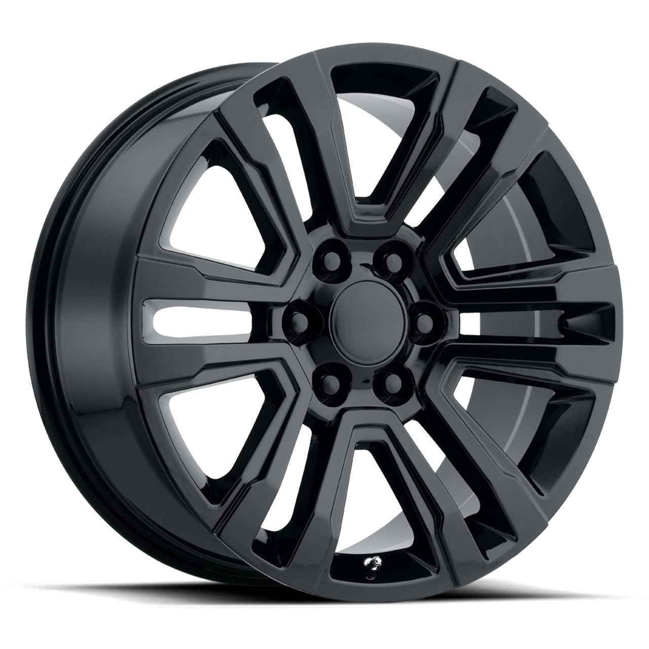 Set 4 Performance Replicas PR182 26x10 6x5.5 Gloss Black Wheels 26" 31mm Rims