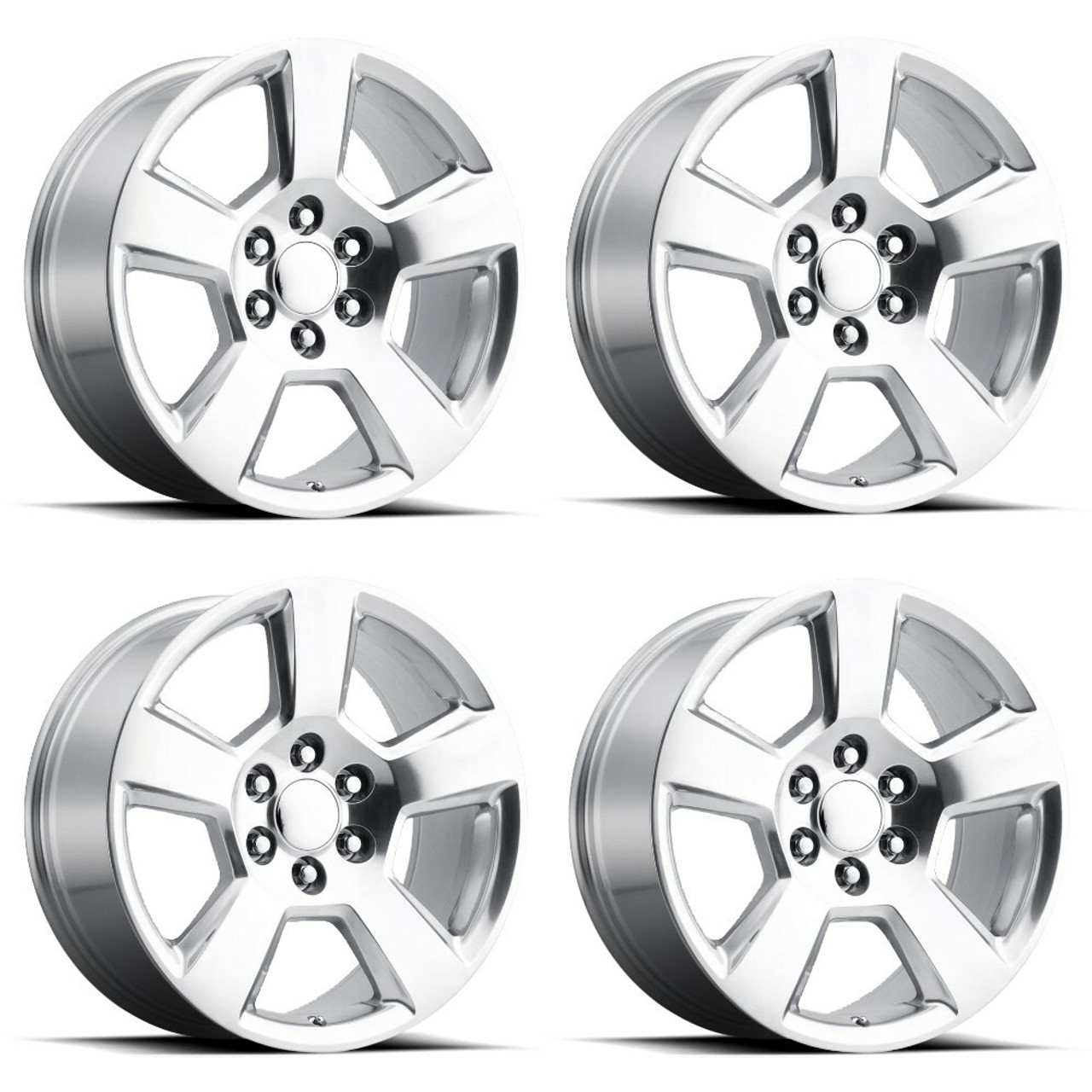 Set 4 20" Performance Replicas PR183 20x9 6x5.5 Polished Wheels 27mm Replica Rim Set 4 20" Performance Replicas PR183 20x9 6x5.5 Polished Wheels 27mm Replica Rim