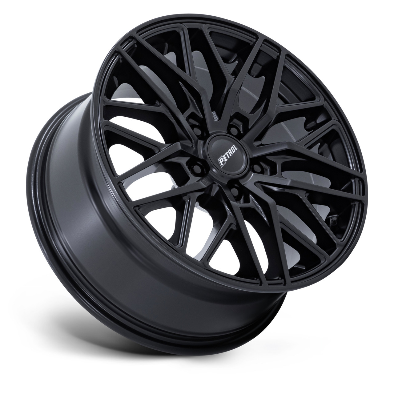 Set 4 19" Petrol PE004 P3E 19x8.5 5x120 35mm Matte Black Sedan Coupe SUV Wheels Luxury Car Rims