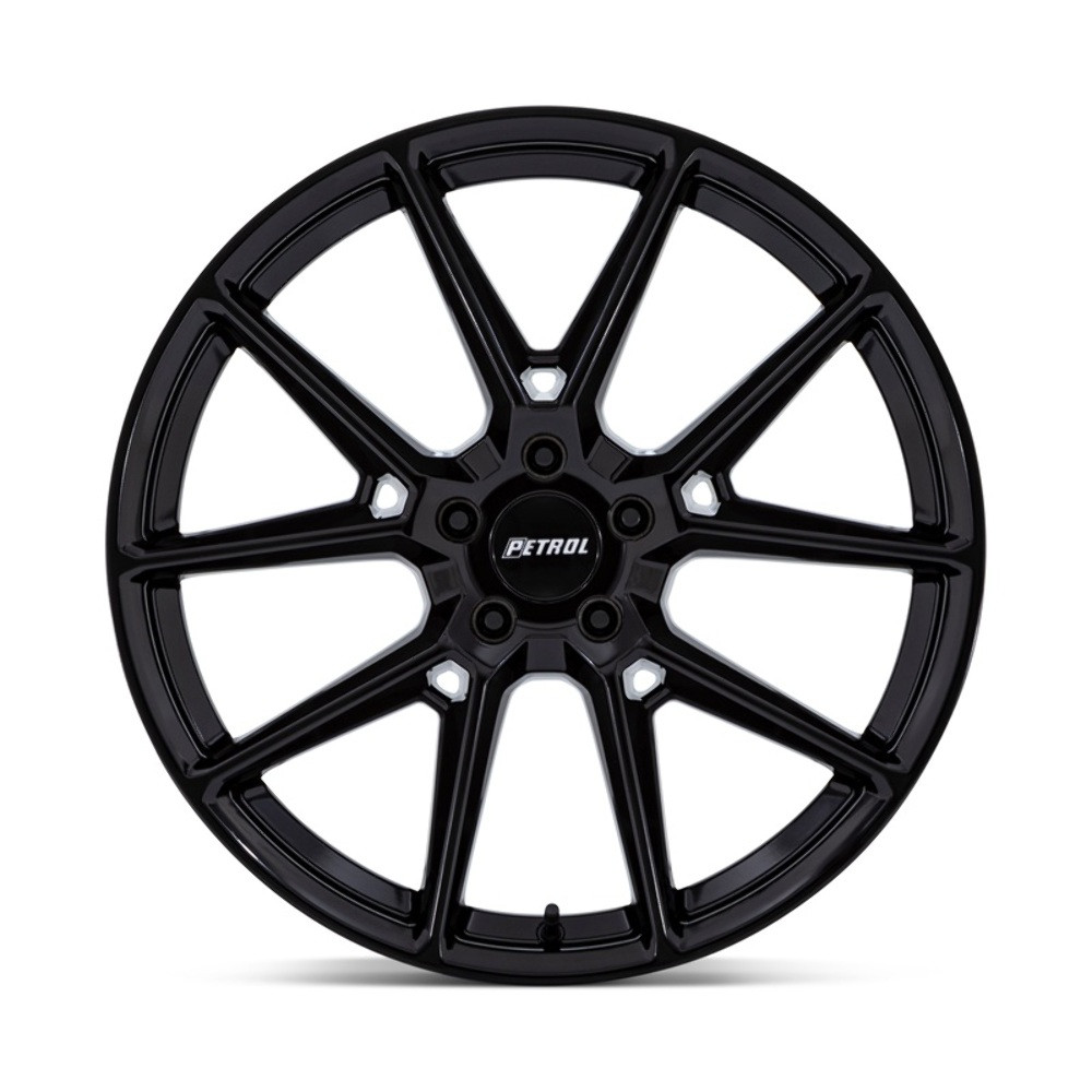 20" Petrol PE002 P1E Gloss Black 20x8.5 Wheel 5x110  40mm Rim