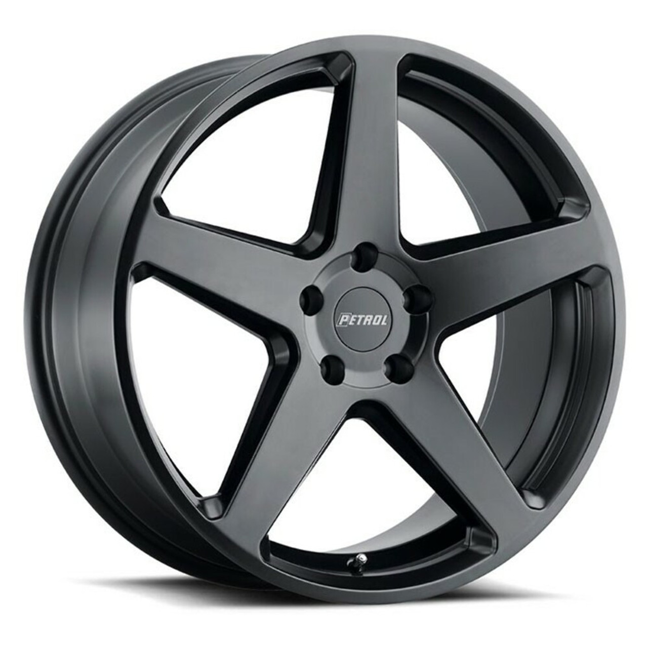 Set 4 Petrol P2C 18x8 5x105 Semi Gloss Black Wheels 18" 40mm Rims
