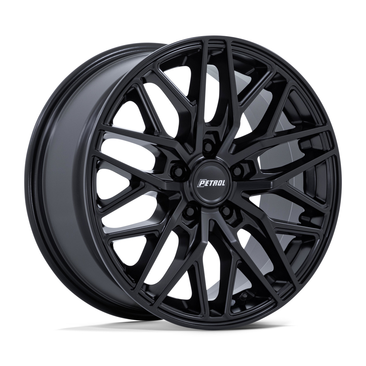17" Petrol PE004 P3E 17x8 5x4.5 40mm Matte Black Wheel Sedan Coupe SUV Car Rim