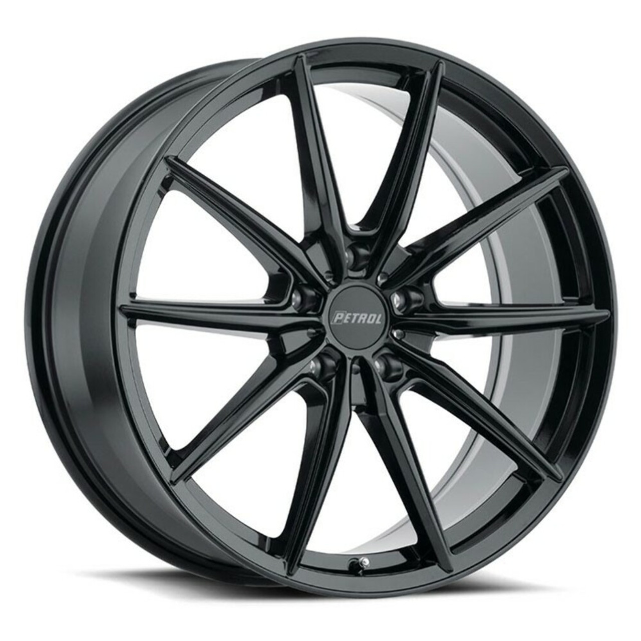 Set 4 Petrol P4B 18x8 5x105 Gloss Black Wheels 18" 40mm Rims