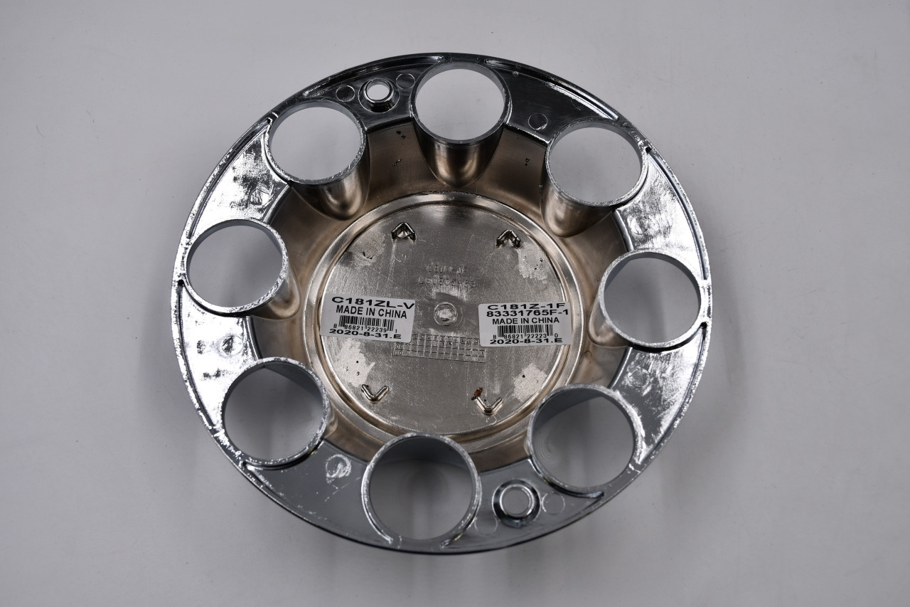 Vision Chrome/Black Wheel Center Cap Hub Cap C181Z-1F 8.5" Vision