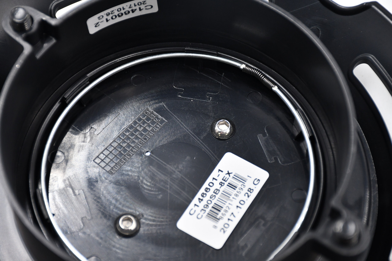 Vision Satin Black Wheel Center Cap Hub Cap C390SB-8EX 9.5" Vision 8 Lug w/Hardware