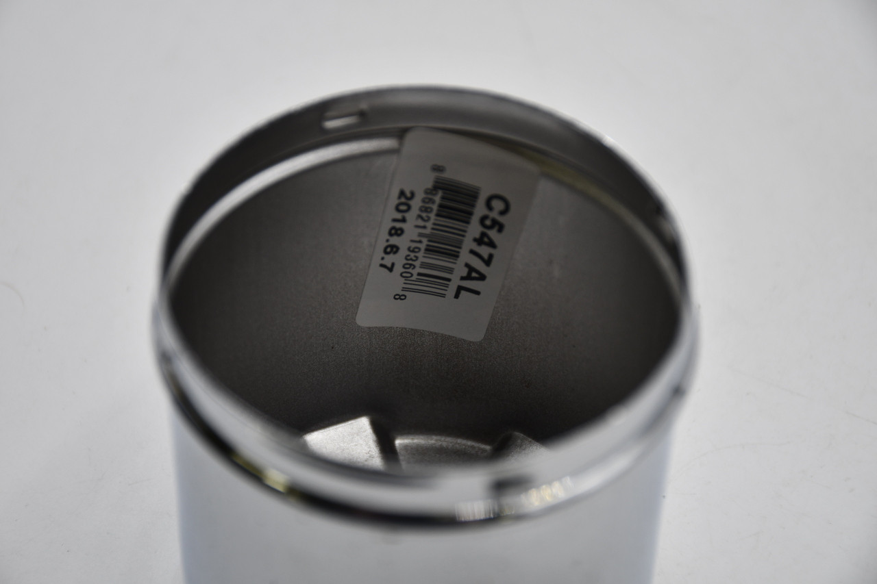 Vision Chrome/ Black & Chrome Logo Wheel Center Cap Hub Cap C547AL 2.625" Vision Push Thru