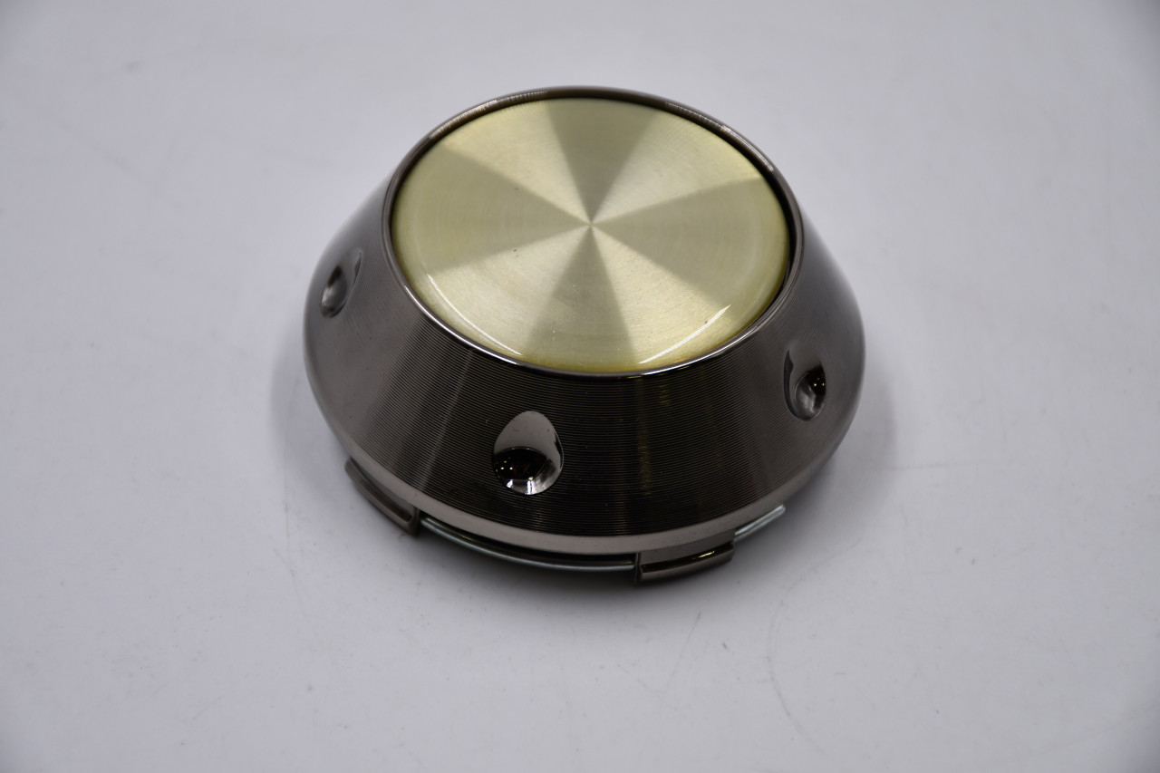 MB Motors Bronze/Machined Wheel Center Cap Hub Cap C-024-2 2.5" MB Motors Snap In