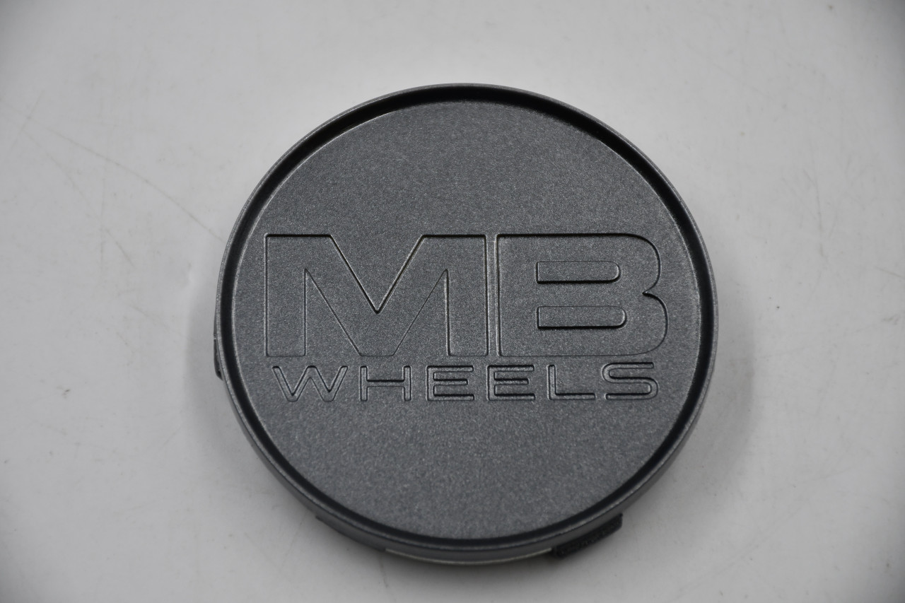 MB Wheels Gun Metal Wheel Center Cap C18MGM-MB C-666 2.5" Cap-1 Snap In