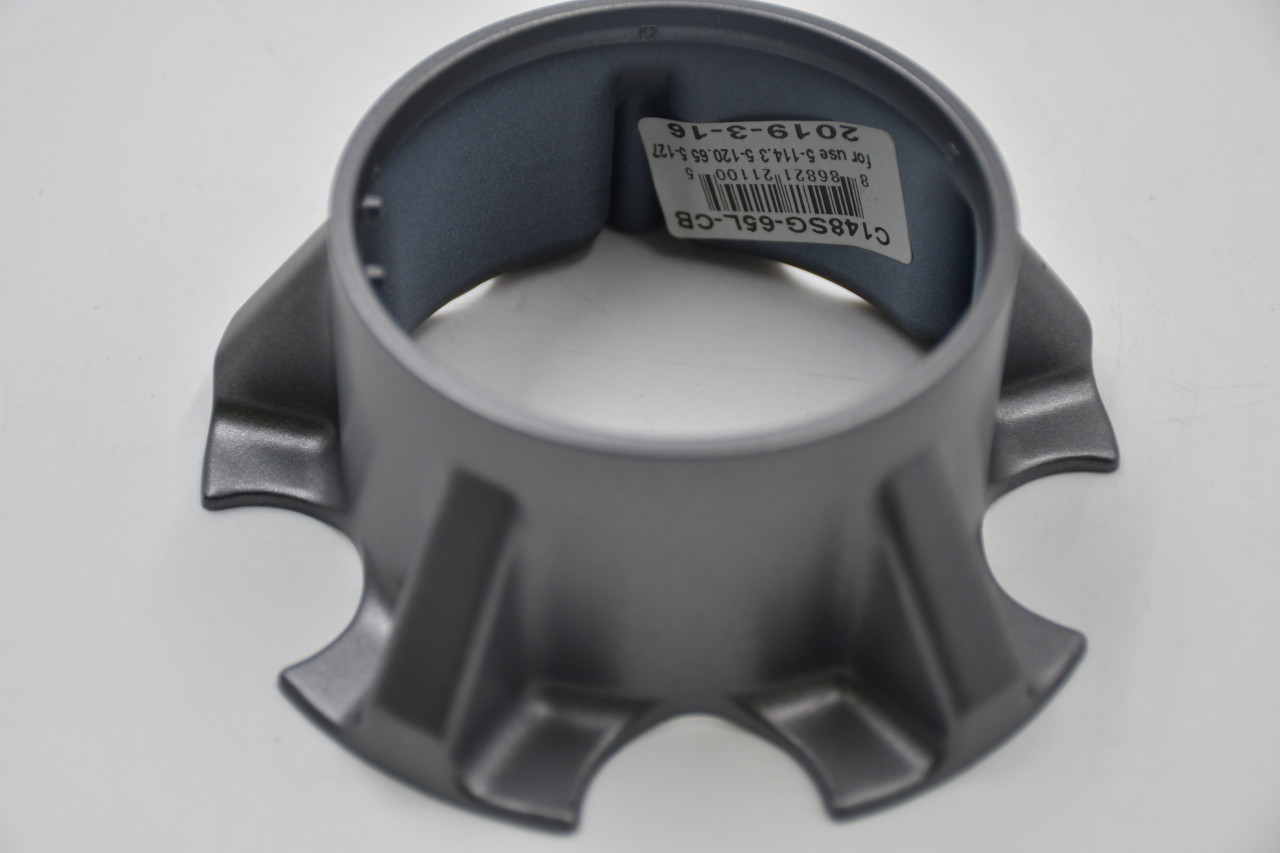Vision Satin Gray Wheel Center Cap Hub Cap C148SG-65L-CB 4.75" Vision Open End