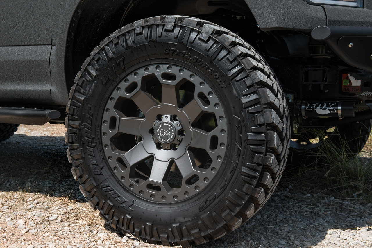 Set 4 Black Rhino Warlord 18x9 5x150 Gunmetal Wheels 18" 12mm For Toyota Rims