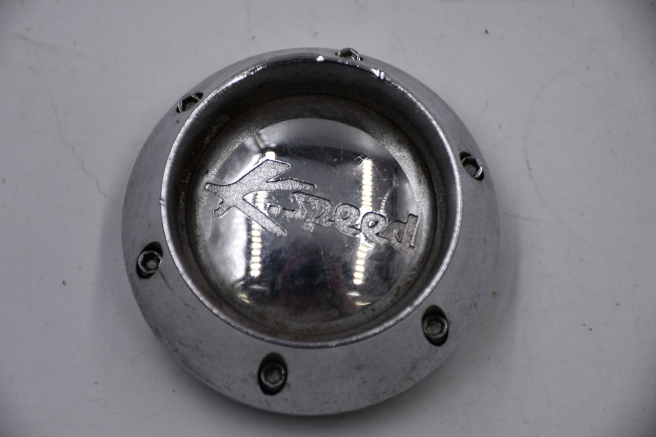 K-Speed Chrome Wheel Center Cap Hub Cap MK-012 2.75" K Speed Snap in