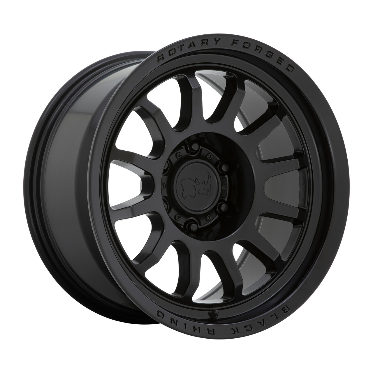 Set 4 Black Rhino Rapid 18x9 6x5.5 Matte Black Wheels 18" 12mm Rims