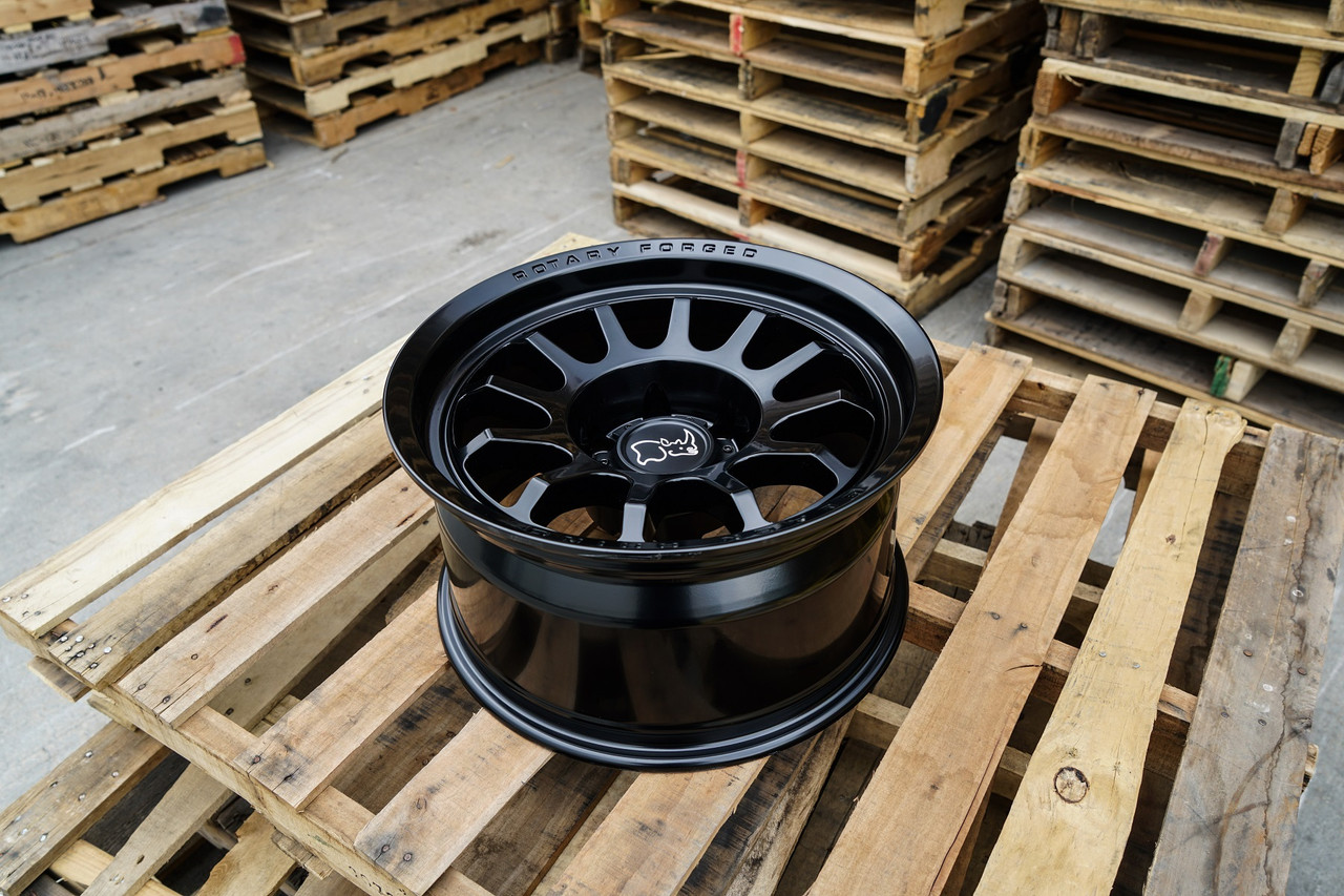 Set 4 Black Rhino Rapid 18x9 6x5.5 Matte Black Wheels 18" 12mm Rims
