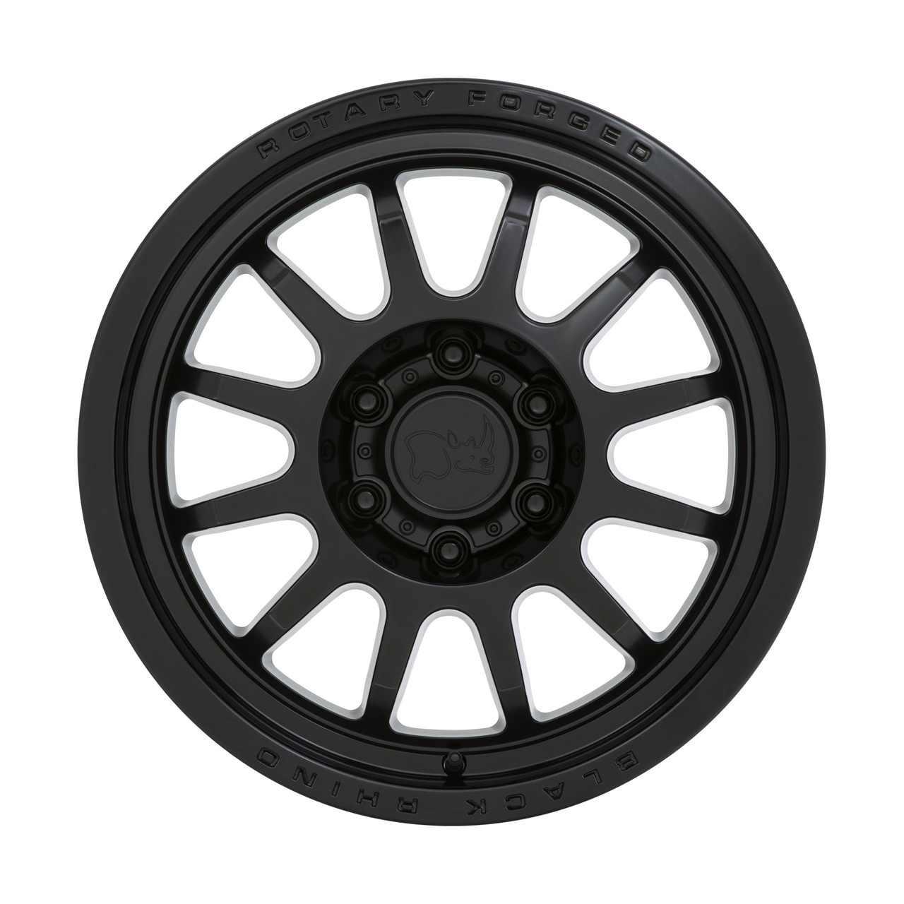 Set 4 Black Rhino Rapid 18x9 6x5.5 Matte Black Wheels 18" 12mm Rims