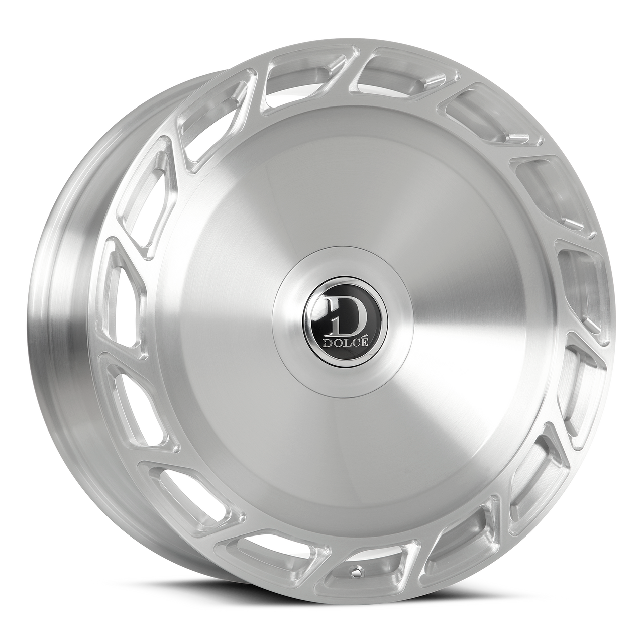 24" Dolce Luxury Bigboy Brush W Clear Coat 24x10 Wheel 6x135 6x5.5 25mm Rim