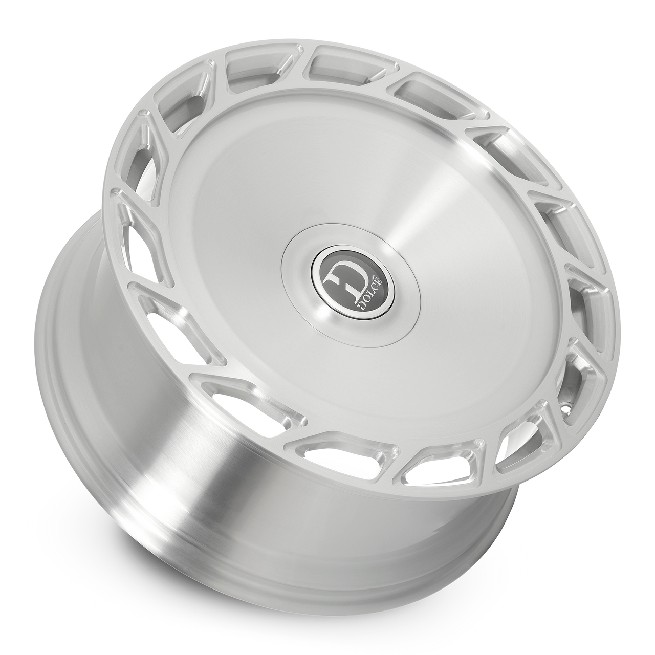 24" Dolce Luxury Bigboy Brush W Clear Coat 24x10 Wheel 6x135 6x5.5 25mm Rim