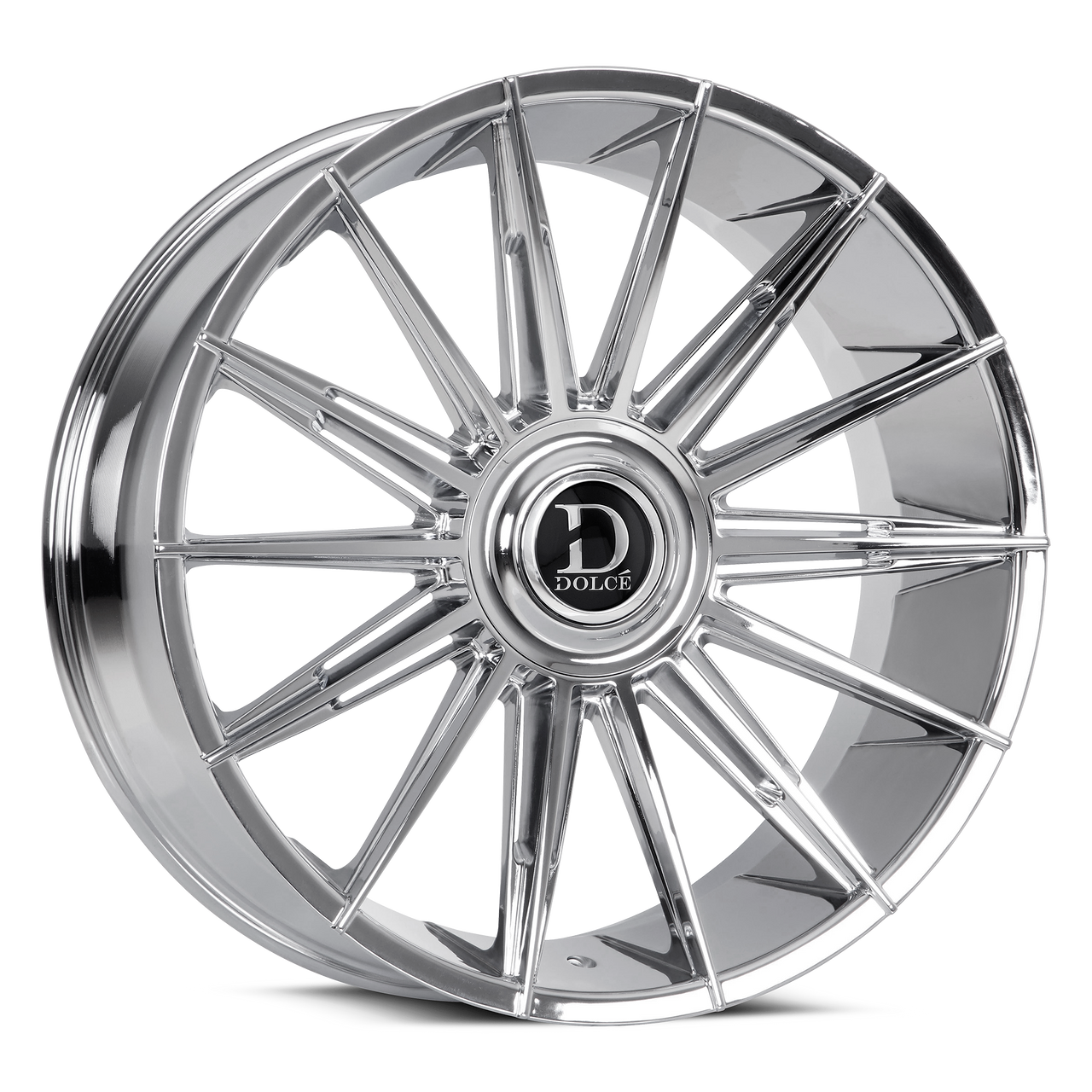 Set 4 24" Dolce Luxury Mirelli Chrome 24x9 Wheels 5x112 5x120 28mm Luxury Rims