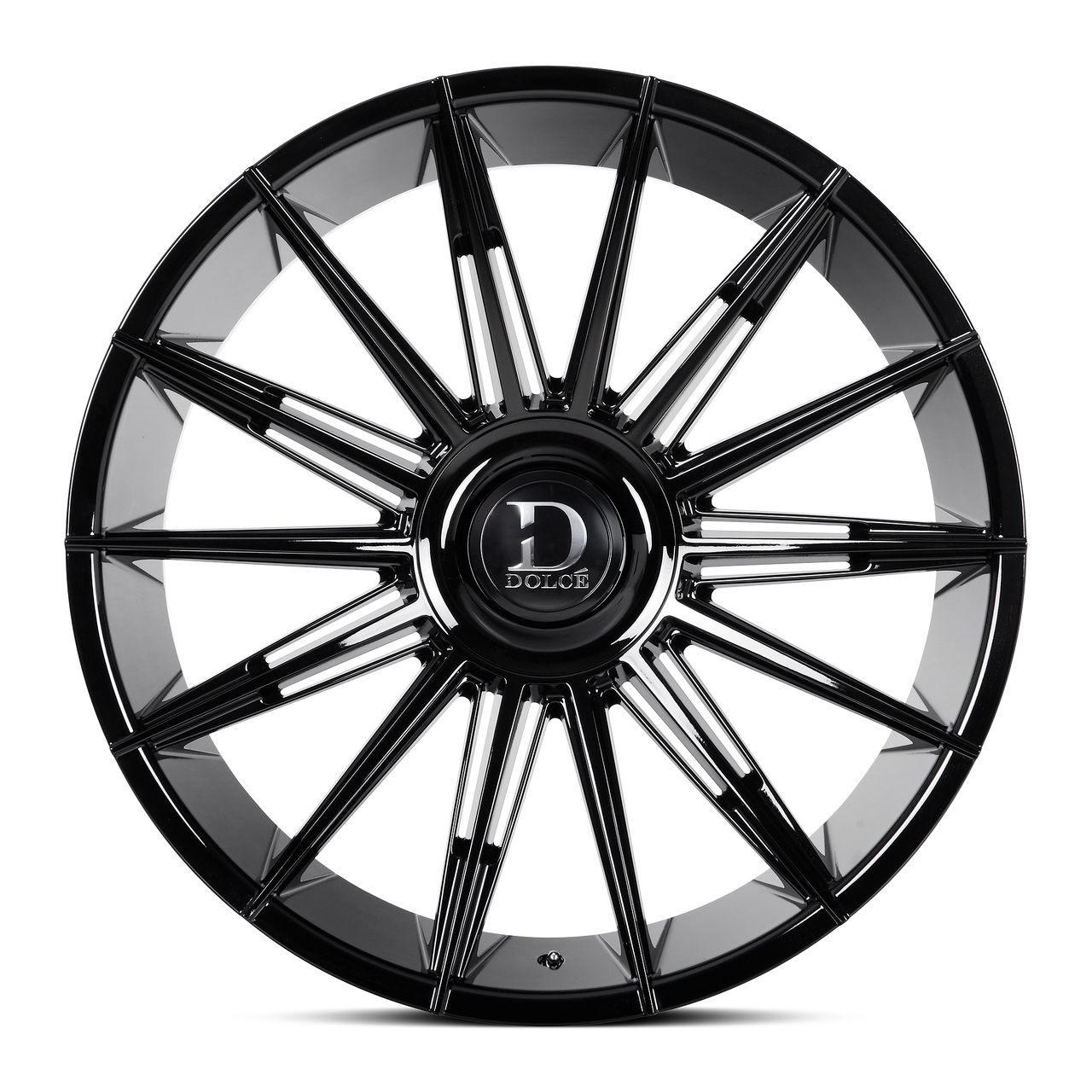 Set 4 24" Dolce Luxury Mirelli Gloss Black 24x10 Wheels 5x112 5x120 20mm Rims
