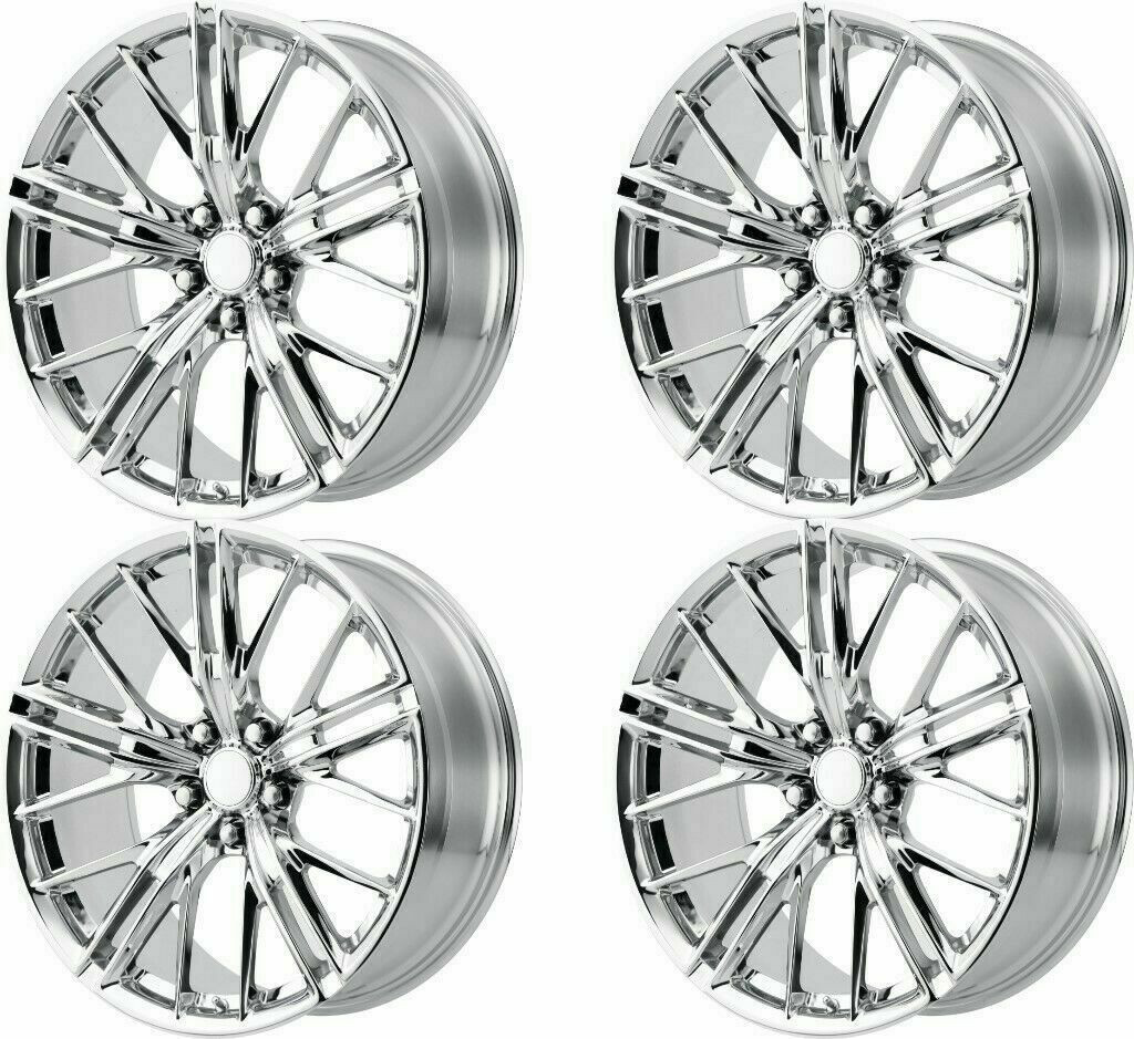Set 4 Performance Replicas PR194 20x11 5x120 Chrome Wheels 20" 43mm Rims
