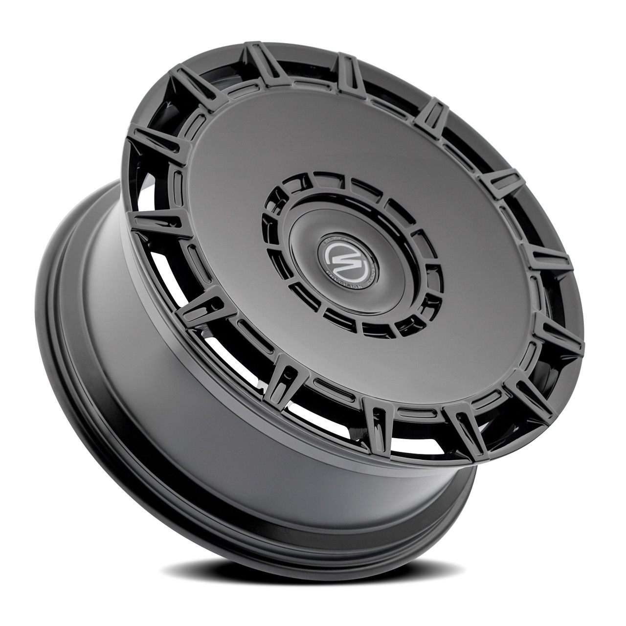 Set 4 22" Select Apollo Glossy Black 22x10.5 Wheels 5x112 5x120 38mm Rims