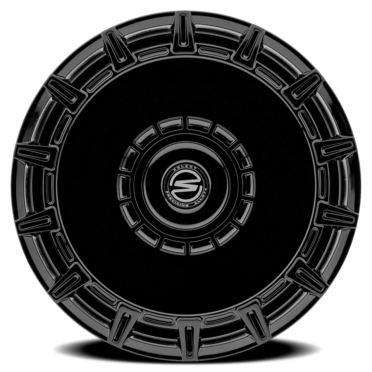 22" Select Apollo Glossy Black 22x10.5 Wheel 5x112 5x115 20mm S106220512P2002